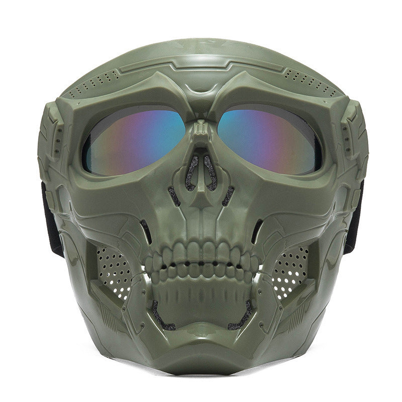 Radfahren Harley Goggles Totenkopfmaske