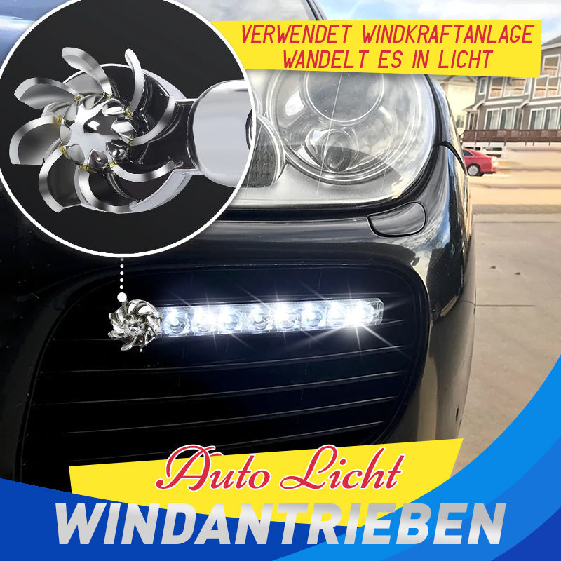 Windbetriebene LED-Autolichter （2 Stck）