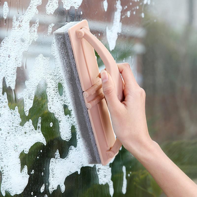 Faltbare Reinigungsbürste für Glas und Fliesen