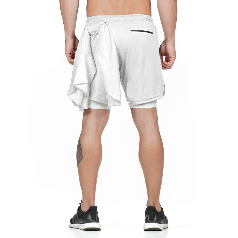 2 in 1 Shorts  Sicherheitstasche Fitness-hose