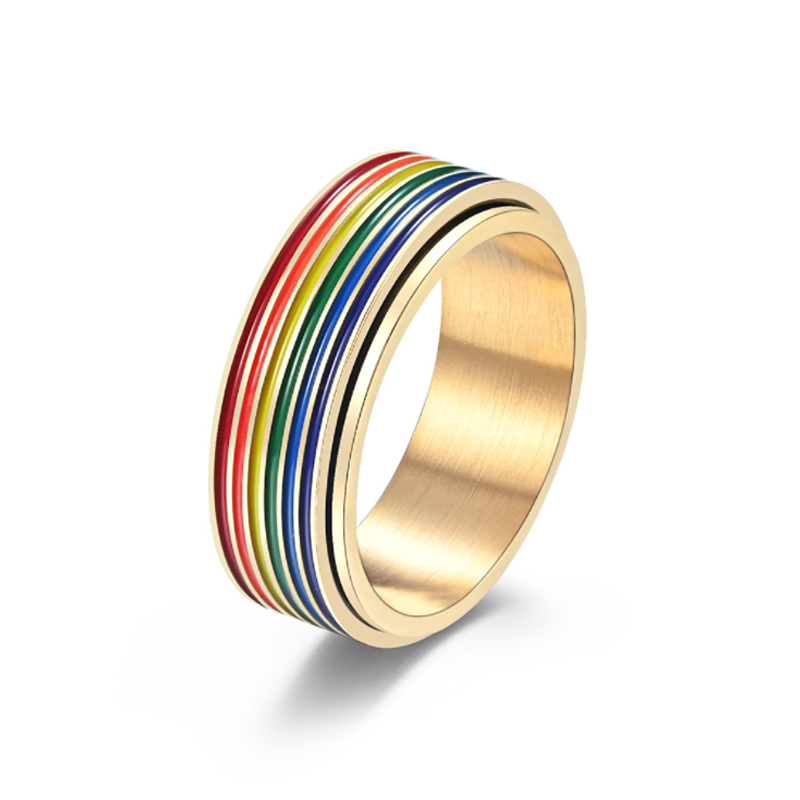 TITAN Regenbogen Ring