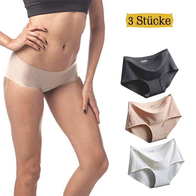 Weiche nahtlose Damen Unterhose, 3 Stücke