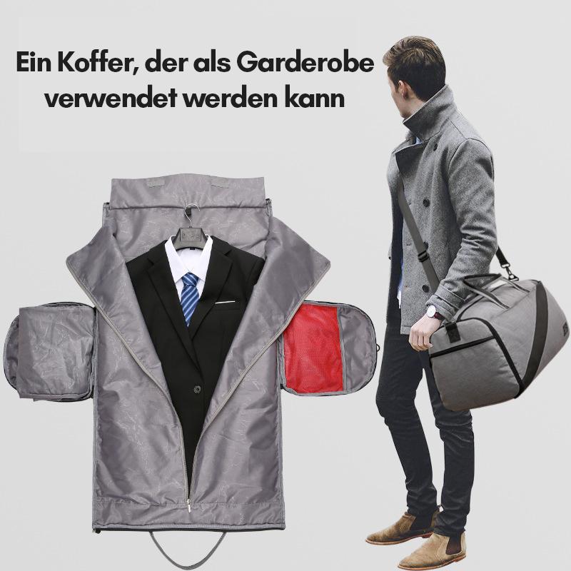 Cabrio Kleidersack mit nasser Tasche, Cuff on Garment Duffel Bag für Männer & Frauen