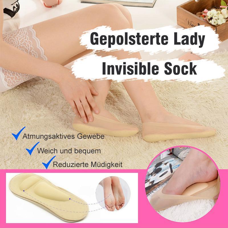 3D Fußmassage gepolsterte Lady Invisible Socken