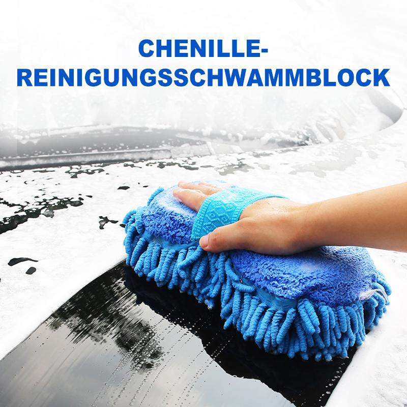 Chenille-Schwamm-Autowaschhandschuhe  