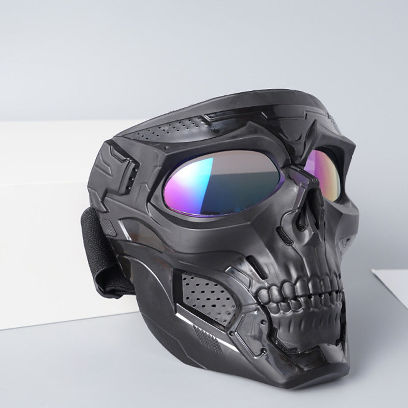 Radfahren Harley Goggles Totenkopfmaske