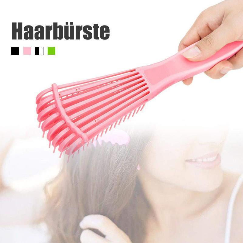 Haarbürste für glattes und lockiges Haar