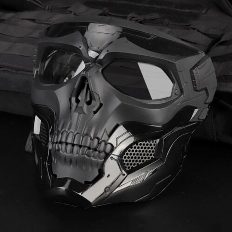 Radfahren Harley Goggles Totenkopfmaske