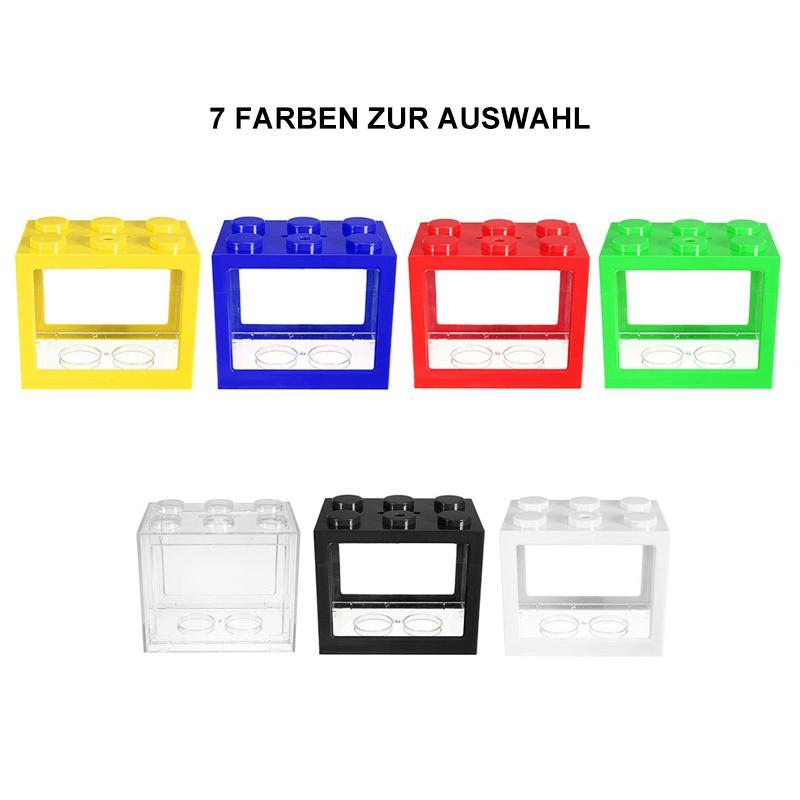 Buntes klares Mini-Aquarium-Aquarium-LED-Licht-Büro-Desktopverzierungs-Dekor