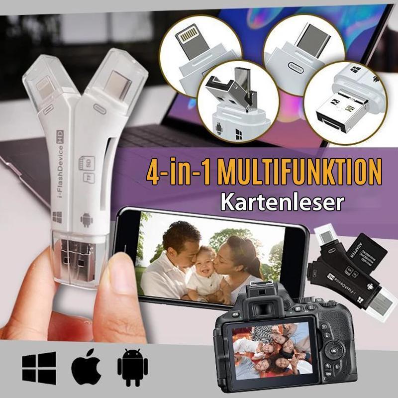 4-in-1 iFlash Drive Kartenleser