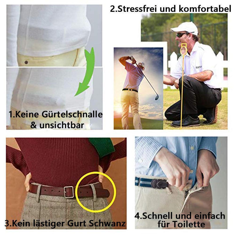 Super Elastischer Schnallenfreier Gürtel