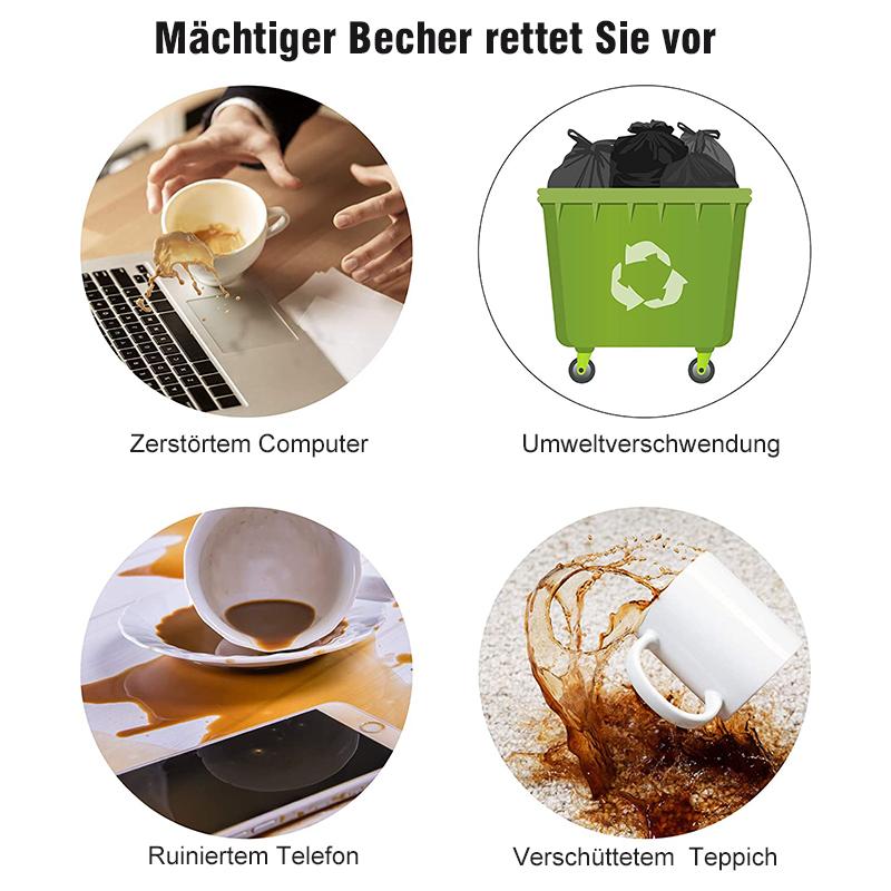 Mächtiger Becher Doppelwandiger Plastik-Reisebecher