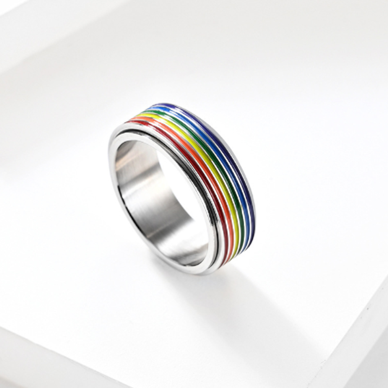 TITAN Regenbogen Ring