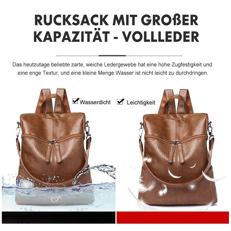 Rucksack mit großer Kapazität - Vollleder