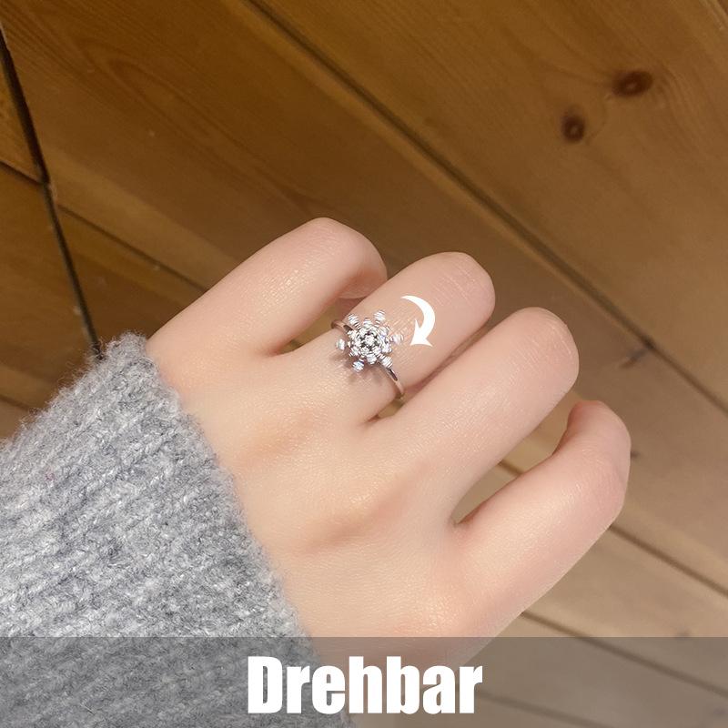 Verstellbarer Drehbarer ring und Ringbox für Damen