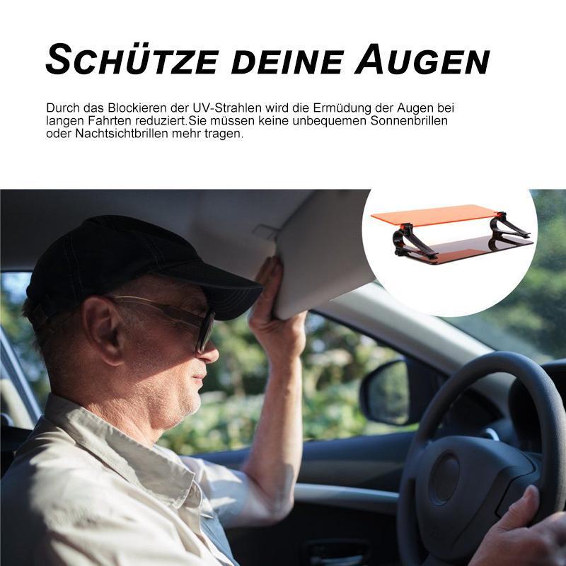 Transparente, blendfreie Sonnenblende für Autos