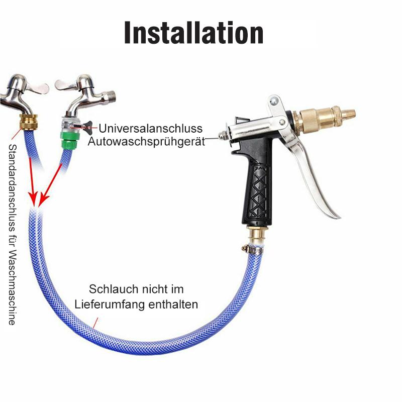 Haushalt Autowasch-Wasserdüse und Schaumtopf