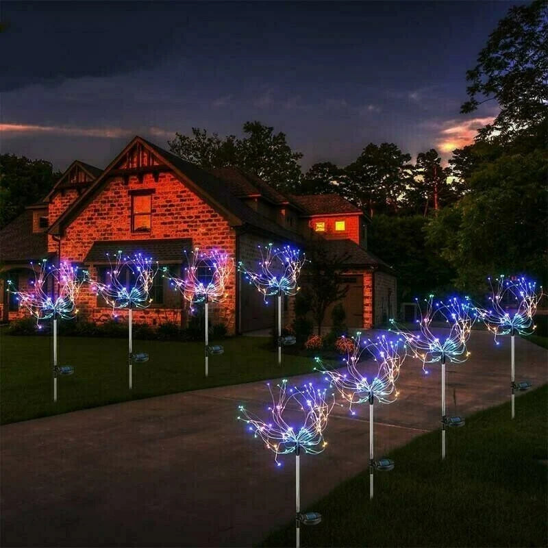 Solar Garten Feuerwerkslampe