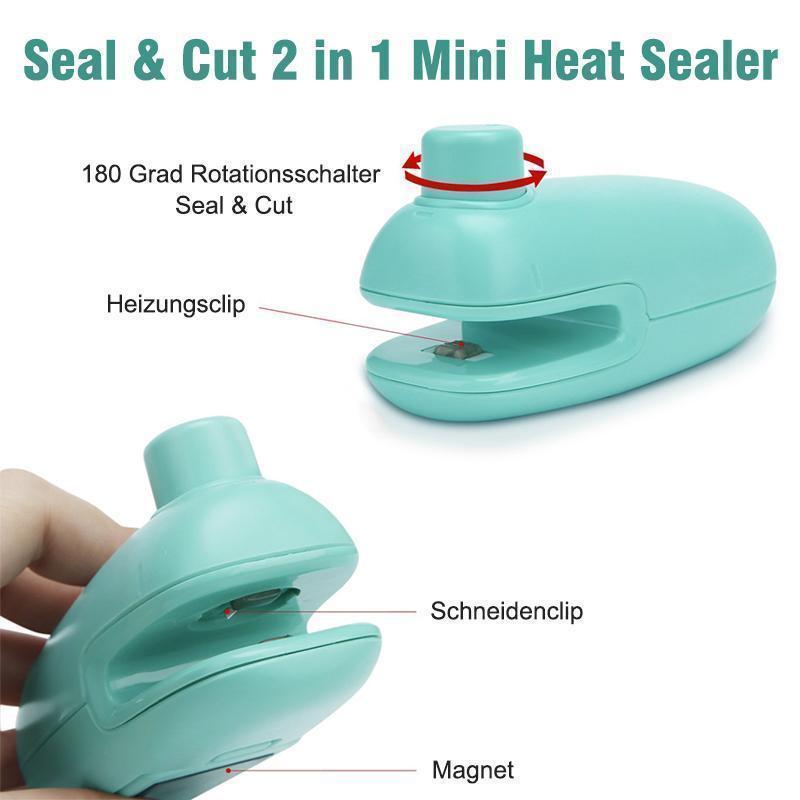 Tragbarer 2 in 1 Mini Heat Sealer