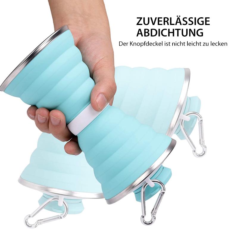 Outdoor Silikon Faltbare Wasserflasche