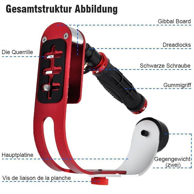 Handheld Kamera Stabilisator, mit Handyhalter