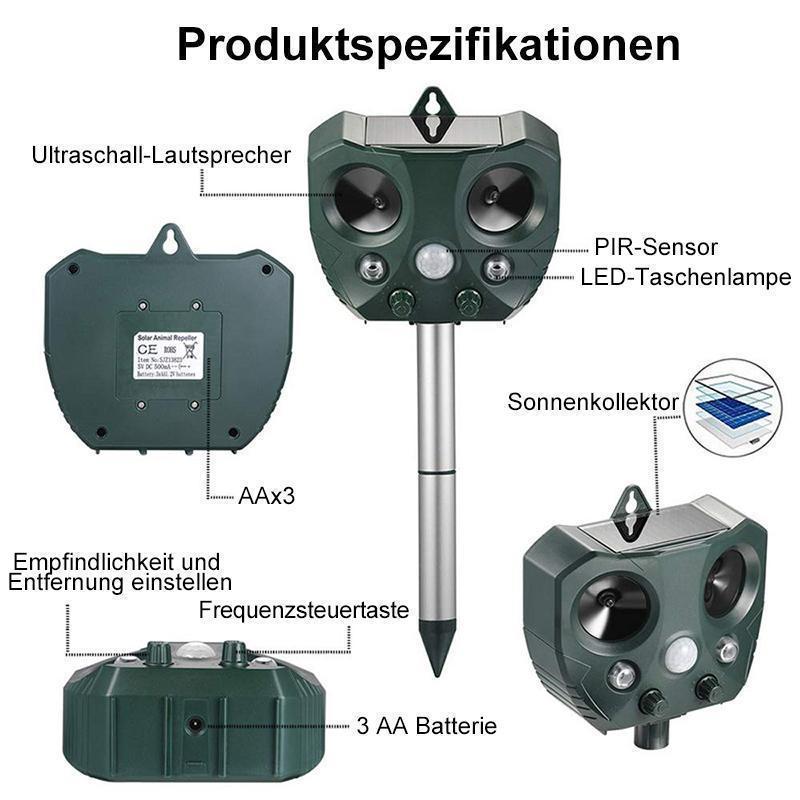 Solar-Ultraschall-Insekten-Antriebsgerät  