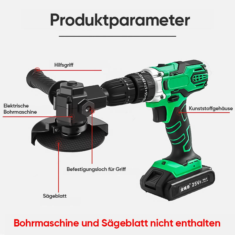 Konverterkopf für Winkelschleifer