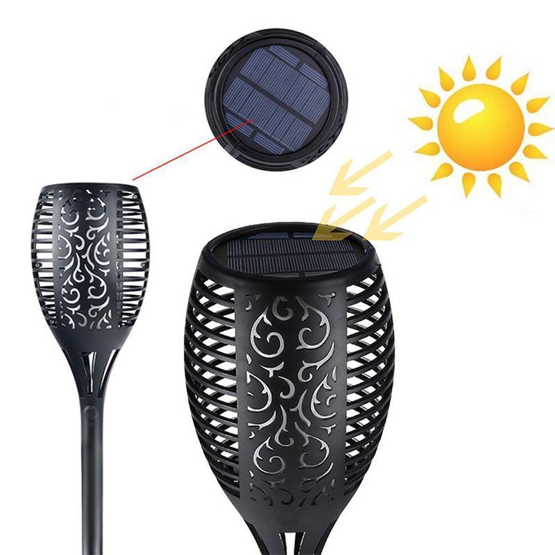 LED Solar-Fackellampe Tanzen Flamme