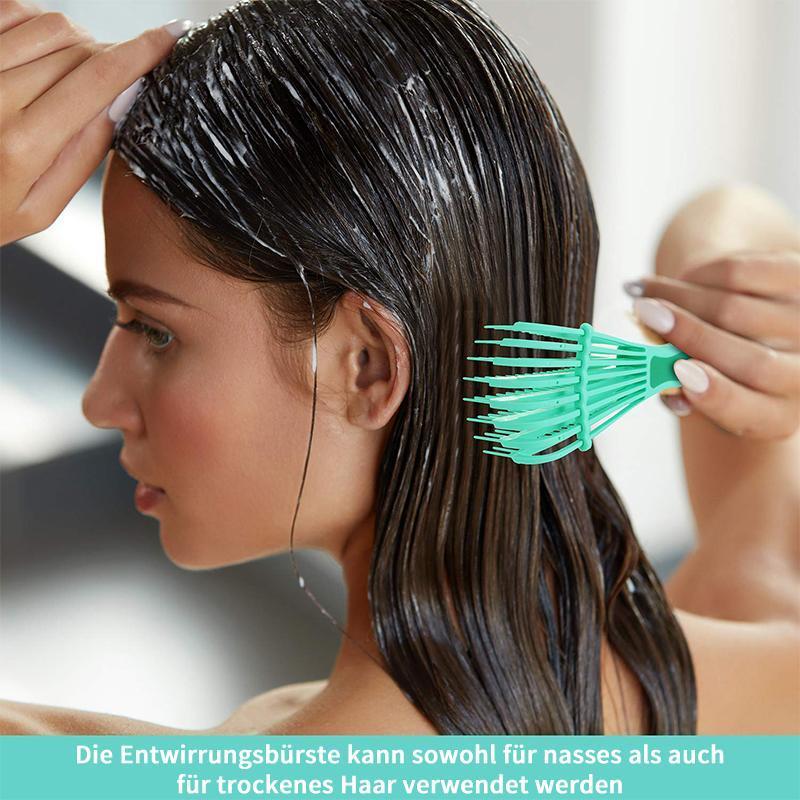 Haarbürste für glattes und lockiges Haar