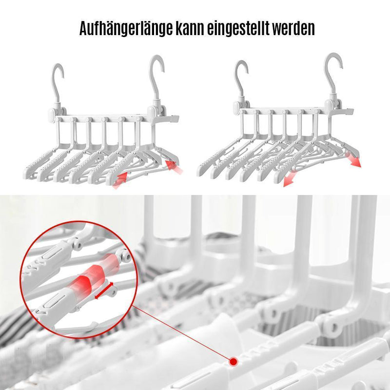 Faltbarer Kleiderbügel und Hosenständer