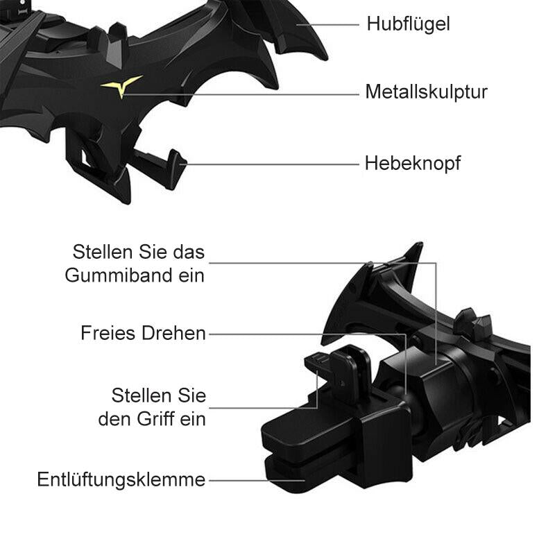 Fledermausflügel Autotelefonhalter