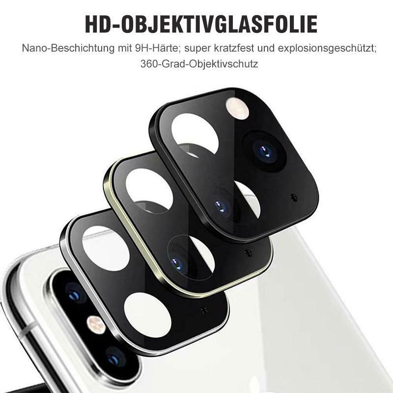 IPhone X Sekunden ändern 11 Pro Metall-Glaslinsen Abdeckung