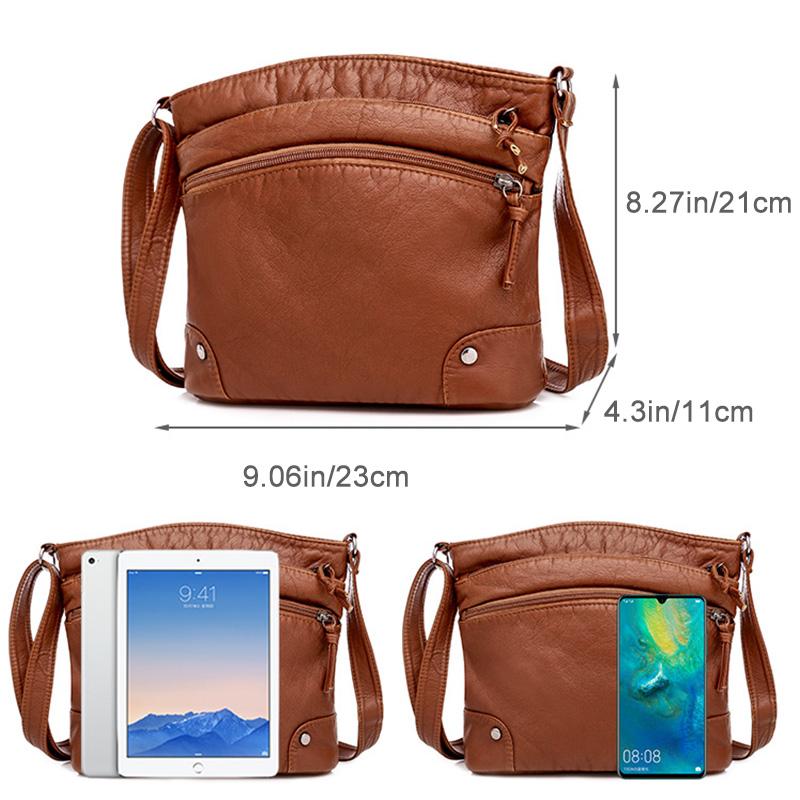 Modische Tasche mit mehreren Fächern