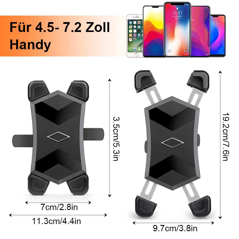 Stoßfester Fahrradtelefonhalter