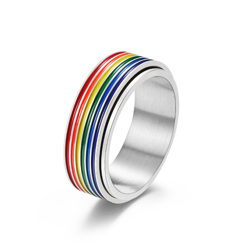 TITAN Regenbogen Ring