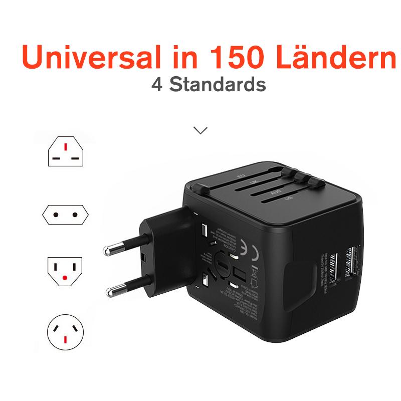 Perfekter Reiseadapter