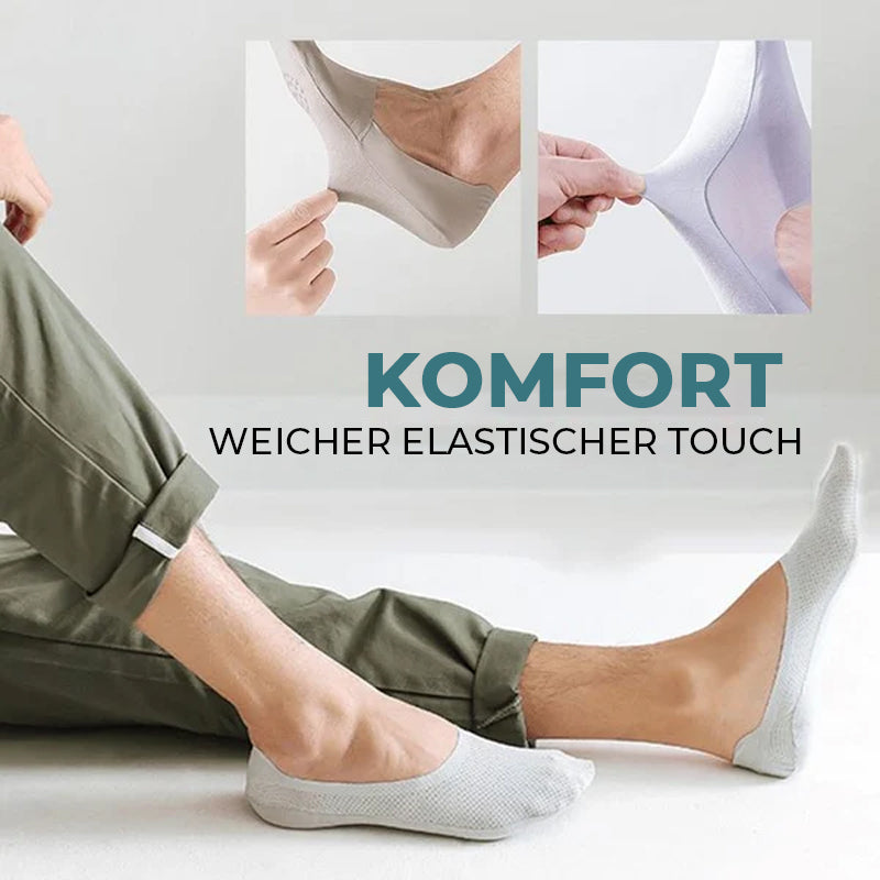 Atmungsaktive Socken aus Eisseide