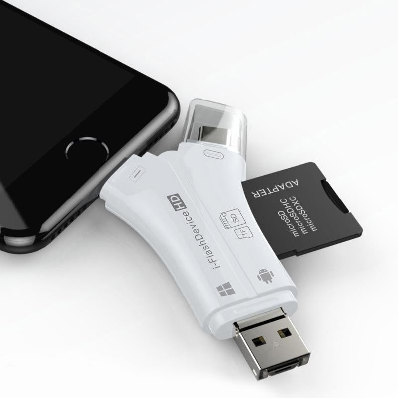 4-in-1 iFlash Drive Kartenleser