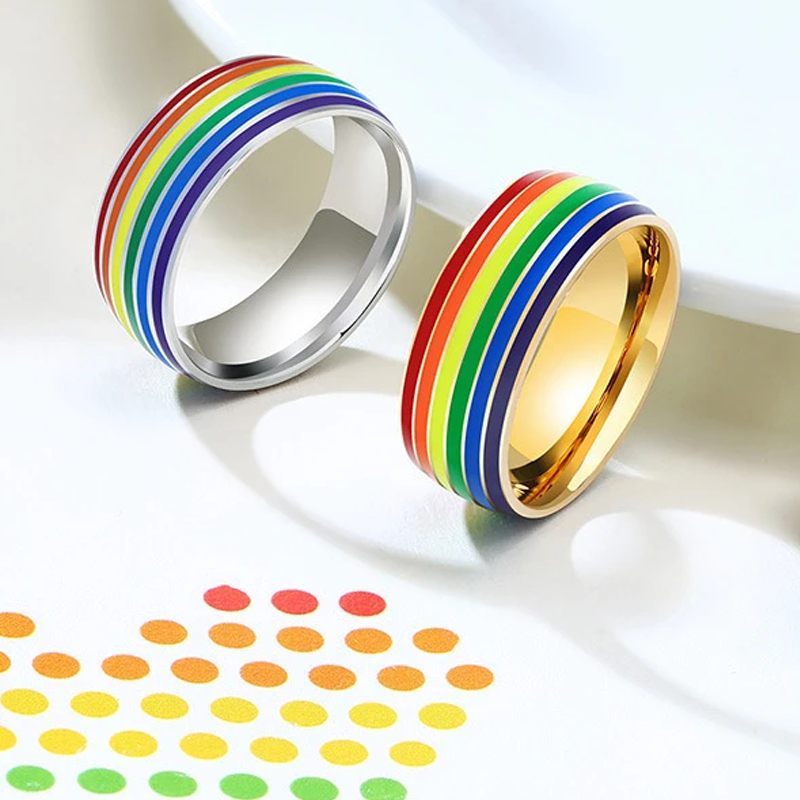 TITAN Regenbogen Ring