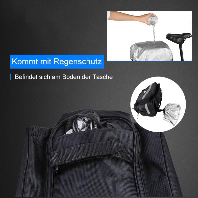 Tasche für die hintere Fahrradablage