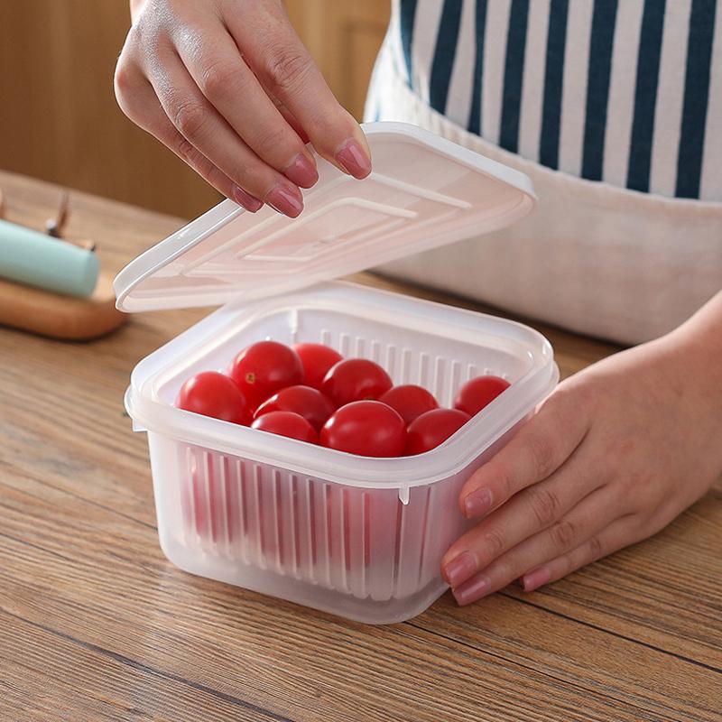 Zwiebel Ingwer Knoblauch Obst versiegelte Box