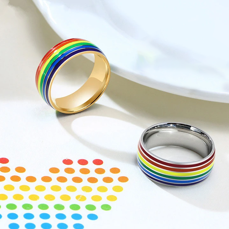 TITAN Regenbogen Ring