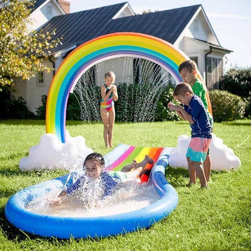 Aufblasbarer Wassersprühnebel Regenbogen