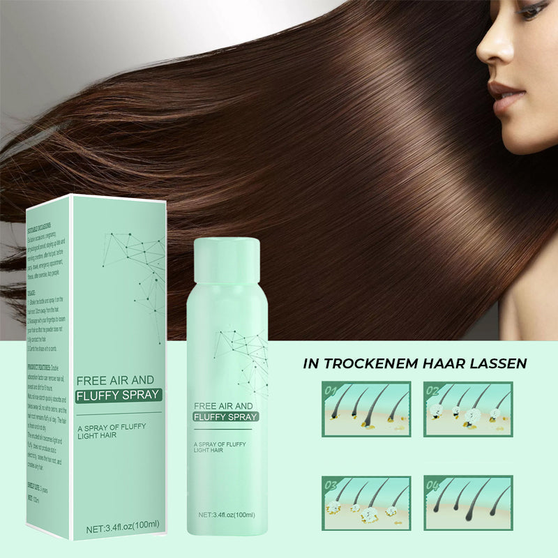 Auf trockenes Haar sprühen, ohne auszuspülen/Ölkontrollierendes und Volumengebendes Haarspray