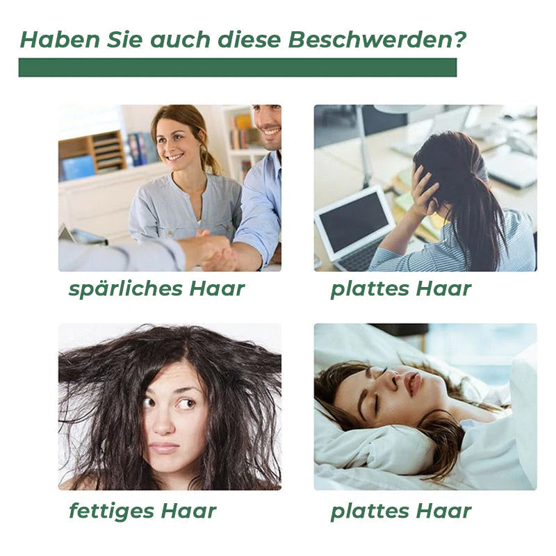 Auf trockenes Haar sprühen, ohne auszuspülen/Ölkontrollierendes und Volumengebendes Haarspray